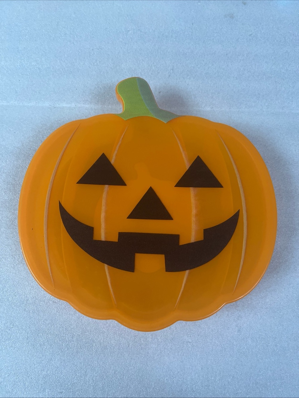 Halloween Orange Pumpkin Snack Box With Lid Jack-o'-lantern CWC Cook With Color